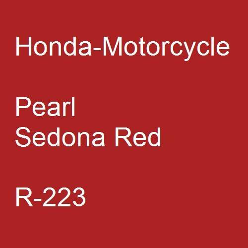 Honda-Motorcycle, Pearl Sedona Red, R-223.